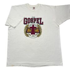 Camiseta Vintage Anos 90 Jesus Cristã Evangelho Bíblia Deus Cruz EUA Ponto Único 3XL comprar usado  Enviando para Brazil