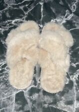 Fluffy slide slippers for sale  SHREWSBURY