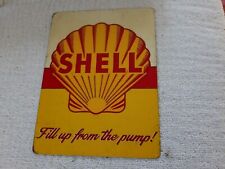 Shell tin sign for sale  HOLYHEAD