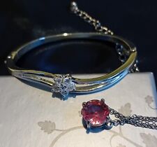 Crystal pendant bangle for sale  ORKNEY