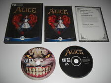 American McGee's ALICE Pc DVD Rom Oryginalna wersja z instrukcją - SZYBKA WYSYŁKA na sprzedaż  Wysyłka do Poland