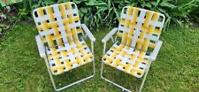 2 vintage yellow chairs for sale  Oswego