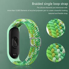 Pulsera inteligente con correa de nailon para Xiaomi Mi Band 7 6 5 (Color verde) segunda mano  Embacar hacia Argentina