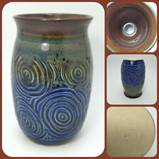 Jarrón de cerámica artística cerámica de punto de whisky remolinos de goteo esmalte de relieve elevado  segunda mano  Embacar hacia Argentina