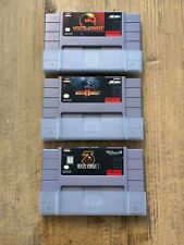 Mortal Kombat 1 2 & 3 Super Nintendo SNES Trilogy Lote I II III - Pacote Testado, usado comprar usado  Enviando para Brazil