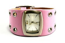 Used, New Vestal MINX Are You Experienced Fashion Watch Pink Leather Band New Batter for sale  Shipping to South Africa