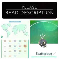 Usado, Pacote com 3 cartões postais de todas as regiões para Scatterbug ev. Vivillon - Pokémon Go comprar usado  Enviando para Brazil