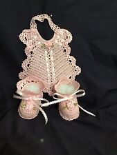 Crochet baby pink for sale  Cut Off