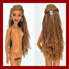 ❤️Fashionistas pele clara AA boneca Barbie tranças cabelo estilo nu Mattel❤️ comprar usado  Enviando para Brazil