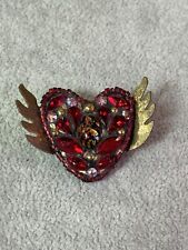 Vintage red rhinestone for sale  NEWTON-LE-WILLOWS