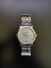 Relógio masculino Burberry aço inoxidável 50 mm quartzo display analógico prata BU1350 comprar usado  Enviando para Brazil
