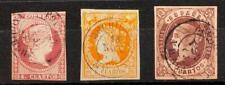 Andalucía. Filatelia. º USADO 48, 52, 58. (1855ca). Conjunto de tres sellos del segunda mano  Embacar hacia Argentina