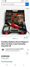 Easytrek horse clippers for sale  CHESTERFIELD