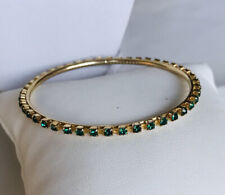 Vintage bangle emerald for sale  LEATHERHEAD