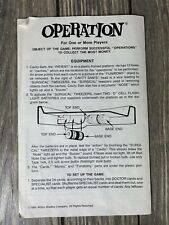 Vintage 1965 operation for sale  Marion