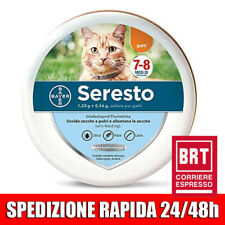 Seresto Collare per trattamento pulci e zecche per gatto ,8 mesi di protezione usato  Italia