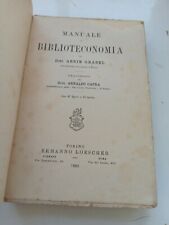 1507 manuale biblioteconomia usato  Livorno