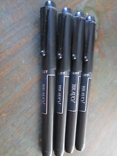 4 canetas marcadoras Pilot Bravo 11034 caneta marcador, tinta preta, ponta ousada de 1,0 mm, usado comprar usado  Enviando para Brazil