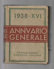 Annuario generale 1938 usato  Italia