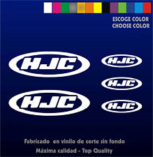 5 X PEGATINAS -STICKER- VINILO - PACK - HJC - HELMETS CUSTOM -  AUFKLEBER -VINYL segunda mano  Embacar hacia Argentina