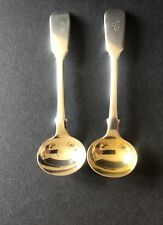 Solid silver spoons for sale  IPSWICH