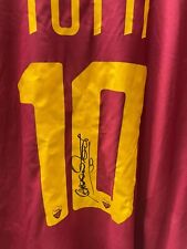 Maglia calcio originale Nike As Roma Francesco Totti Taglia M autografata, usato usato  Roma