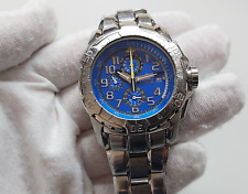 Relógio masculino muito bom mostrador azul FESTINA CHRONO BIKE 10 ATM / nova bateria suíça comprar usado  Enviando para Brazil