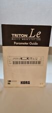 Korg Triton Le Parameter Guide Music Workstation , used for sale  Shipping to South Africa