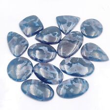 Indigo Gabbro Mystic Merlinite Gemma Cabochon 5 PC Mix Forma Lotto 20 A 25 MM for sale  Shipping to South Africa