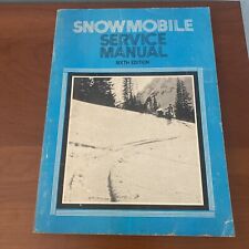 Snowmobile service manual for sale  Lapeer