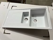 Franke Gemini GMD651WH 1.5 Bowl Tectonite Reversible White Kitchen Sink - GRADED, used for sale  Shipping to South Africa