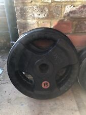 15kg weight plates for sale  BERKHAMSTED