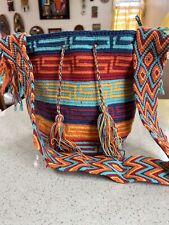 Autêntica bolsa colombiana 100% Wayuu tamanho médio tiracolo. comprar usado  Enviando para Brazil
