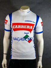 Vintage Rzadkie Carrera Jeans Vagabond Cycling Jersey Koszula Trykot Włochy lata 80-te na sprzedaż  PL
