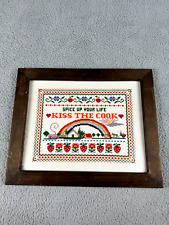 Vintage needlepoint framed for sale  Lewis Center