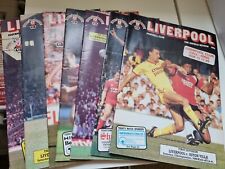 liverpool home football programmes for sale  ELY