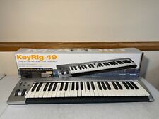 Teclado midi M-Audio KeyRig 49 controlador de piano eléctrico de 49 teclas USB sintetizador DJ segunda mano  Embacar hacia Argentina
