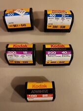 Usado, Lote de 5 filmes Kodak Advantix 100, 200 e 400 com impressão colorida (expirado) comprar usado  Enviando para Brazil