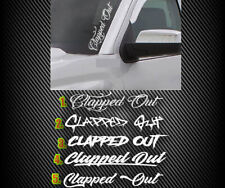 Clapped windshield decal for sale  Long Beach