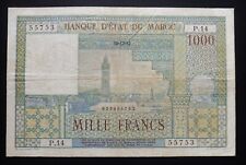Maroc 1000 francs d'occasion  Tonnay-Charente