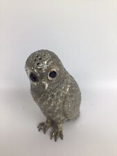 Vintage Corbell & Co Silver Plated Owl Sugar Shaker circa 1950’s for sale  Shipping to South Africa