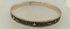 Retired James Avery Sterling Silver Christian Pictures Bangle Bracelet for sale  Burleson
