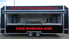 Catering stickers burger for sale  Shipping to Ireland