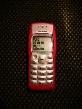 Telefon vintage NOKIA 1100 Red Edition, firmware 2.01 RH-15 - idealny, używany na sprzedaż  Wysyłka do Poland