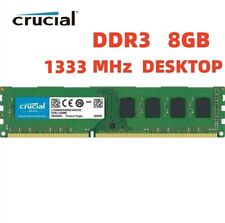 Usado, DIMM RAM de escritorio CRUCIAL DDR3 8 GB 16 GB 32 GB 1333 MHz PC3-10600 240 pines segunda mano  Embacar hacia Argentina