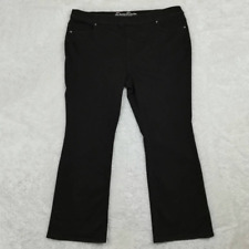 Divine Denim Mujer Pantalones de mezclilla Corte Negro Elastizado Isaac Mizrahi Live Plus 24W Nuevo segunda mano  Embacar hacia Argentina