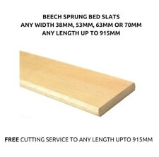 Beech Replacement Curved Wooden Bent Sprung Bed Slats Any Size Up to 915mm Long for sale  Shipping to South Africa