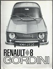 Renault gordini 1100 for sale  UK