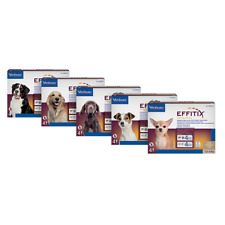 EFFITIX¹puces tiques leishmaniose Virbac chien de 1,5 à 60kg 4 pipettes/spot on  comprar usado  Enviando para Brazil