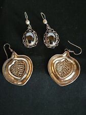 Silver earrings pierced for sale  Ellison Bay